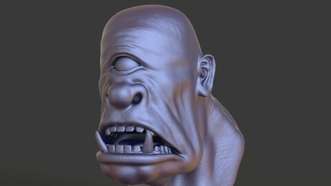 Head-F1_high poly sculpt