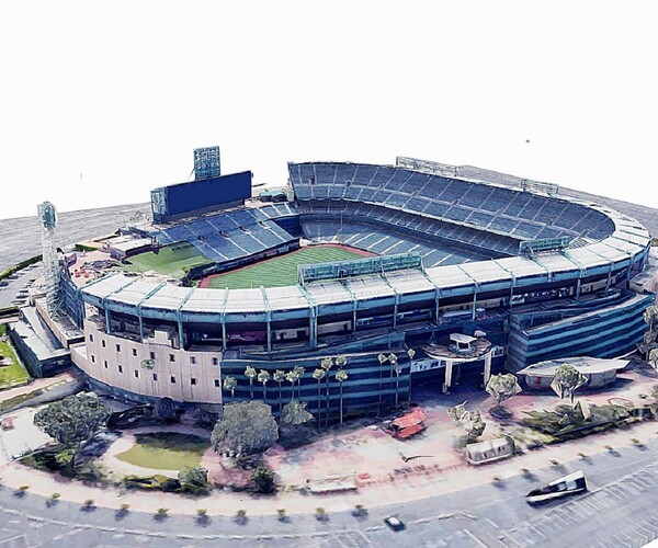 Angel Stadium Anaheim Angels Stadium Ballpark Blueprint 