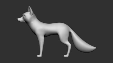 fox 3d print model