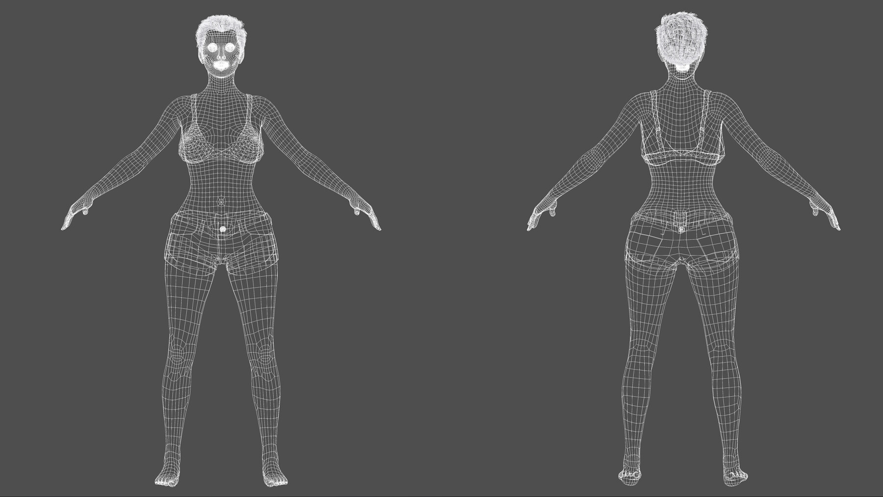 ArtStation - Adult Female Body Template ver.1.0