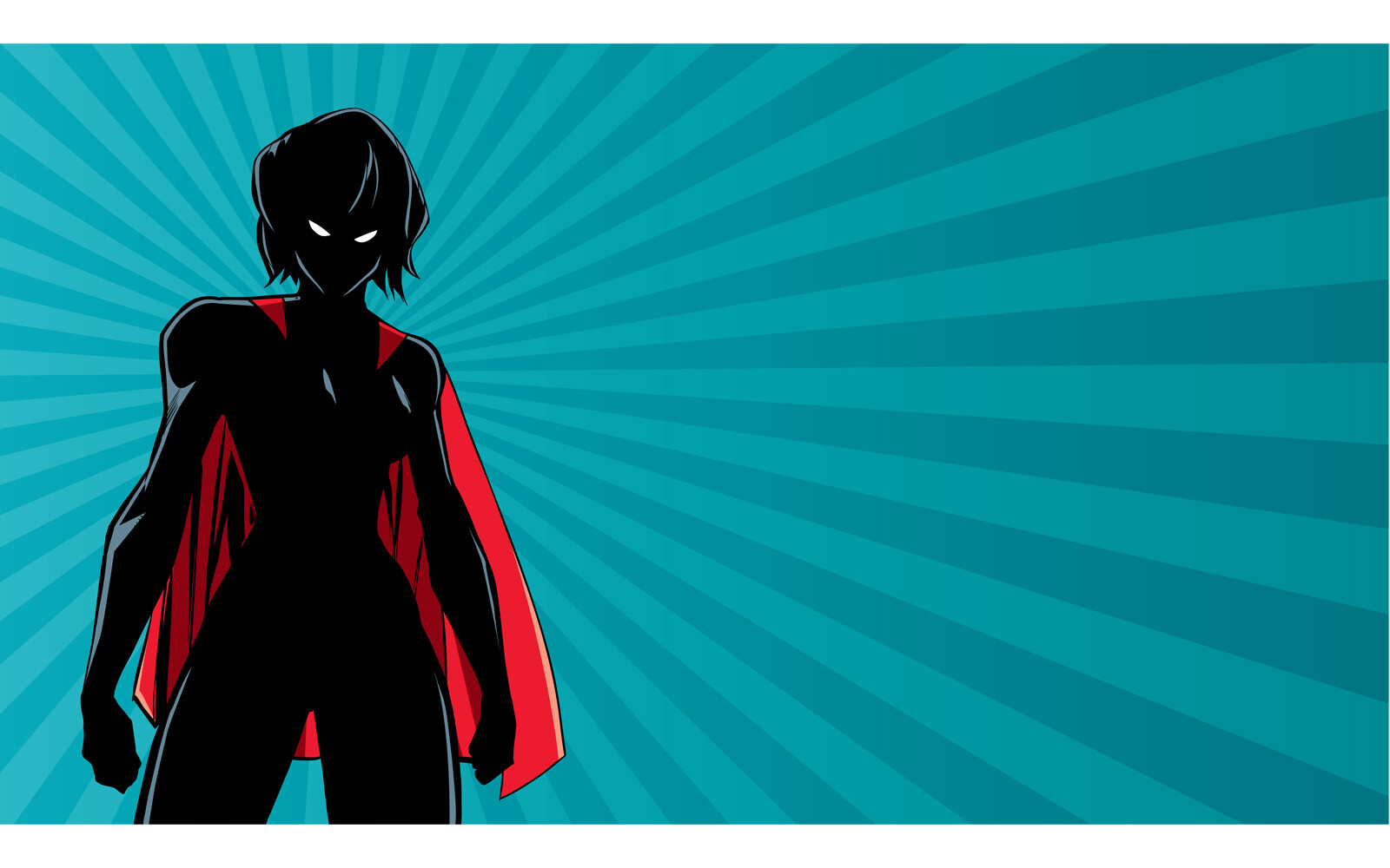 ArtStation - Superheroine Battle Mode Horizontal Silhouette | Artworks