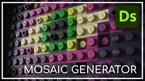 Lego Mosaic Generator - Substance Designer Material