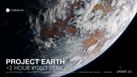 Planet Earth 2.0 - Cinema 4D Project File + Video Tutorial