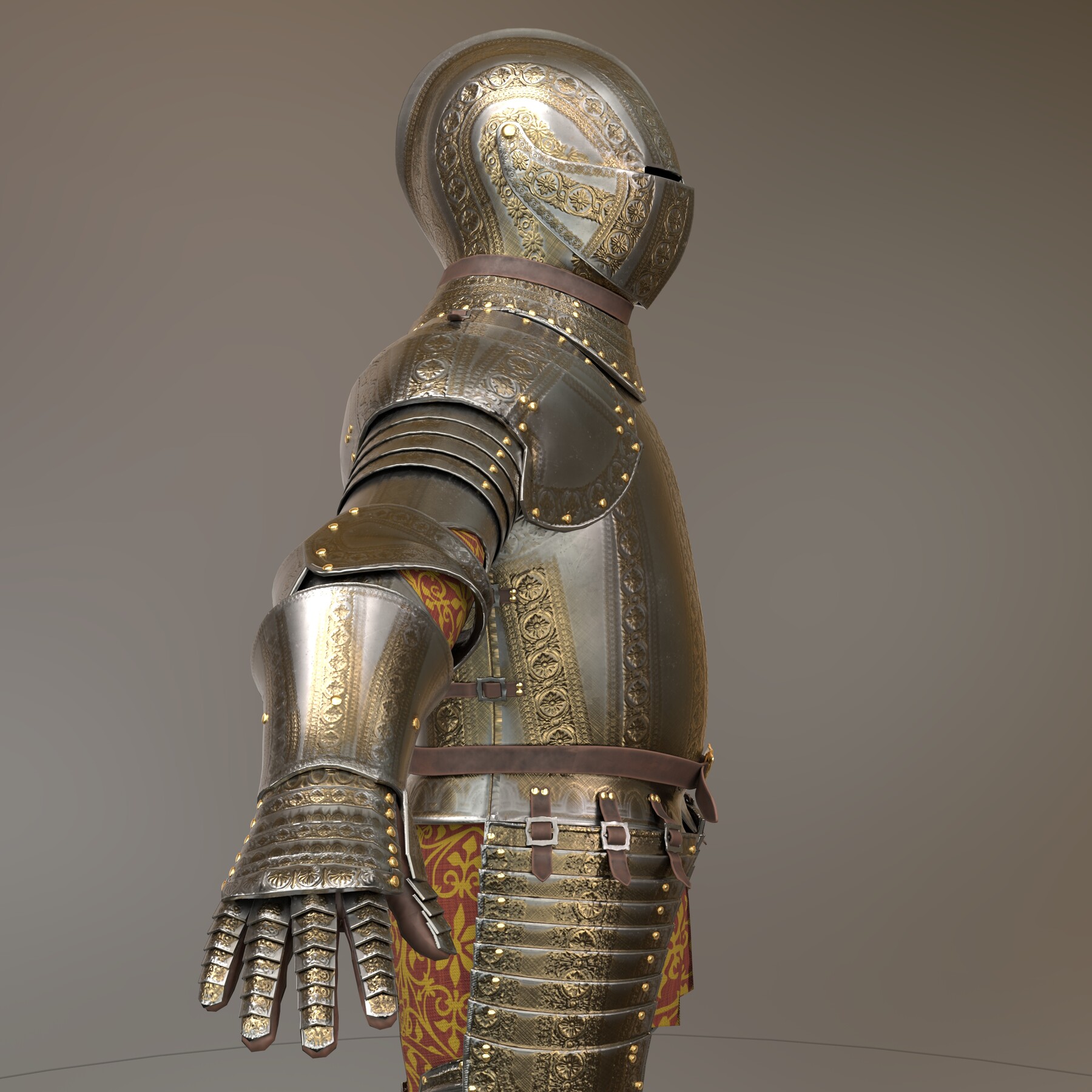 ArtStation - Medieval Italian Plate Armor | Game Assets