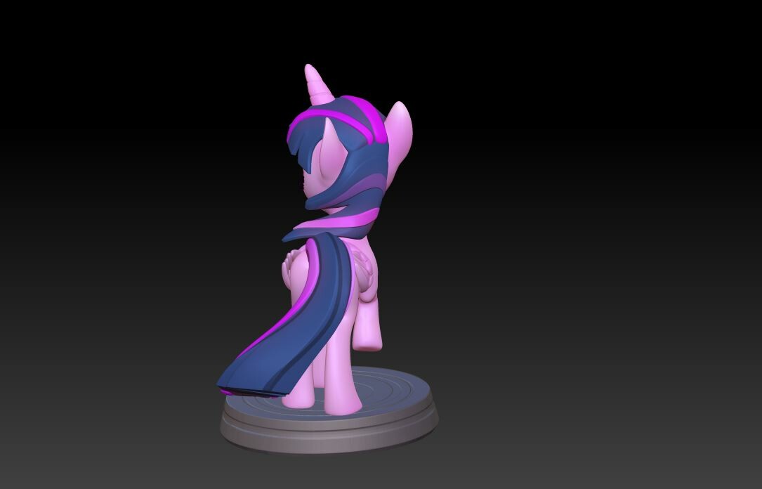 Twilight Sparkle - Little Pony 3D print model by playdesign