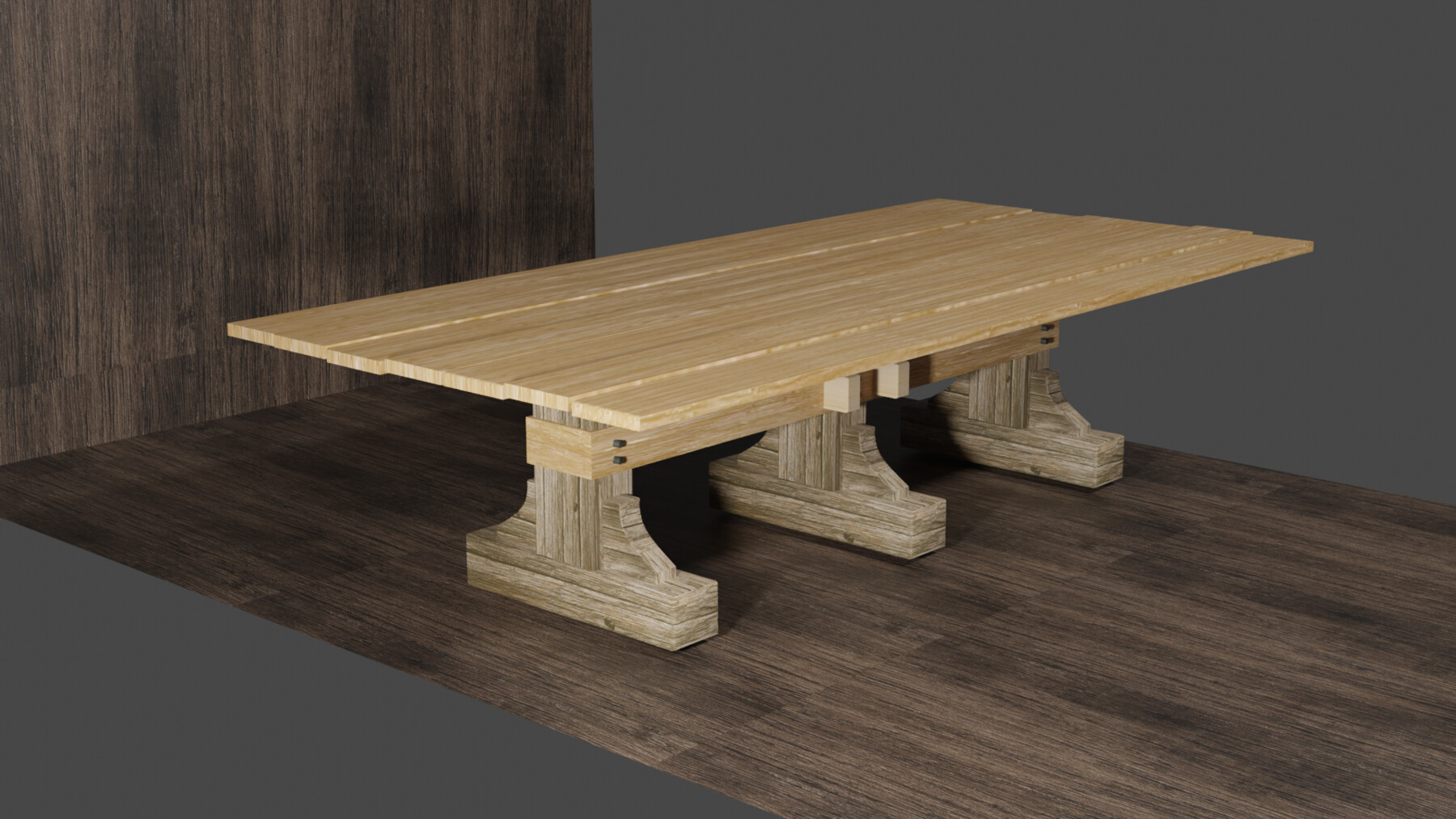 ArtStation - Medieval Table | Game Assets