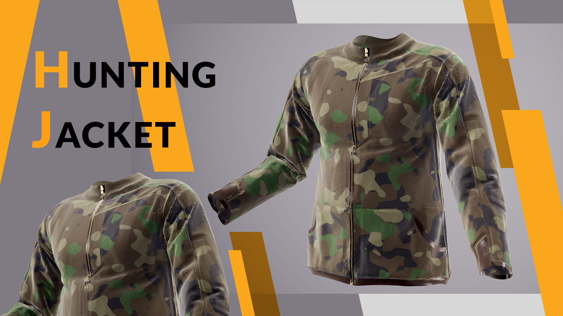 ArtStation Hunting jacket Game Assets