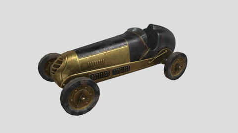 Resources - Vehicles - Model Car - Antique car Old Race low poly