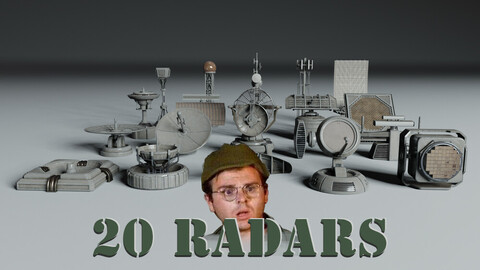 20 Radars, Sensors, Antennas... Pack