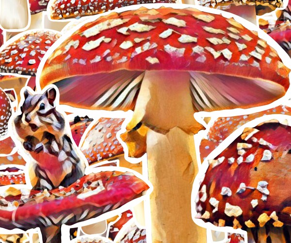 ArtStation - Amanita Mushrooms 30 pcs | Artworks