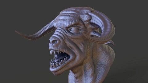 Head-F14_high poly sculpt