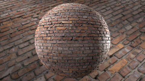 Brick Wall (PBR Material 8K)