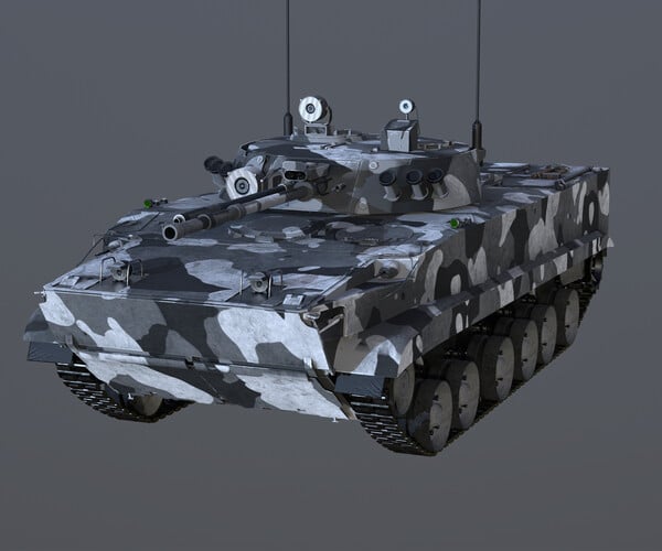 ArtStation - BMP-3 Armored Vehicle | Resources