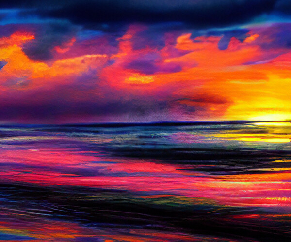 ArtStation - Sunset Painting | Artworks