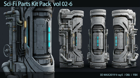 Sci-Fi Parts Kit Pack vol 02-6