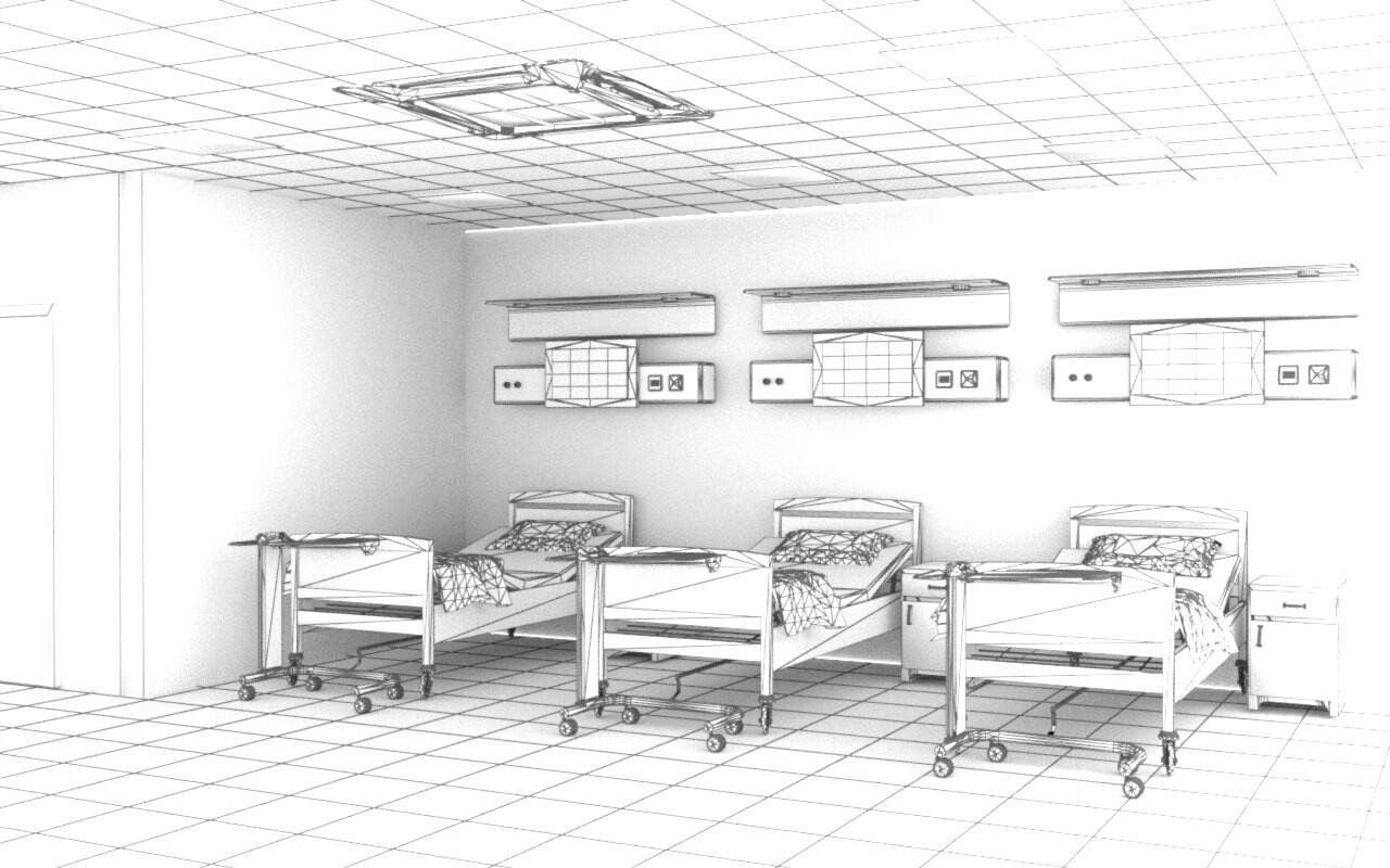 ArtStation - Hospital Ward 2 | Resources