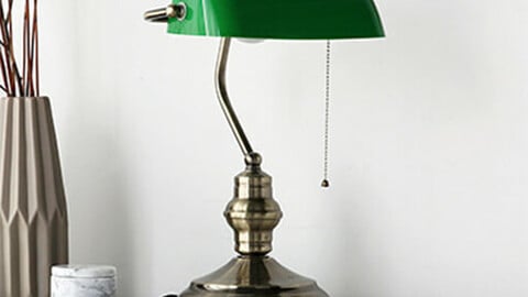 Morgan Bankers Table Lamp