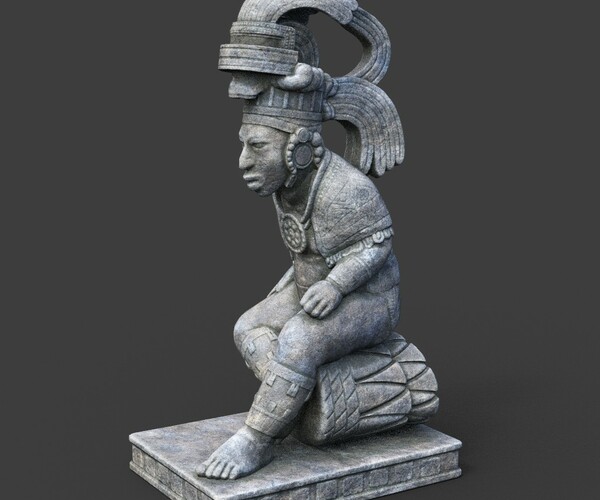 ArtStation - Low poly Mayan Inca Aztec Statue 220508 | Game Assets