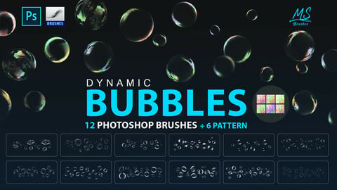 Water Bubbles Photoshop Brushes | MS Brushes
