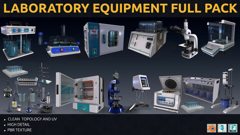 laboratory equipment full pack