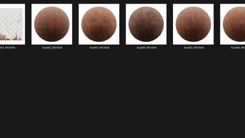 Rust PBR Seamless Texture PNG And JPG 2K Size Full Package