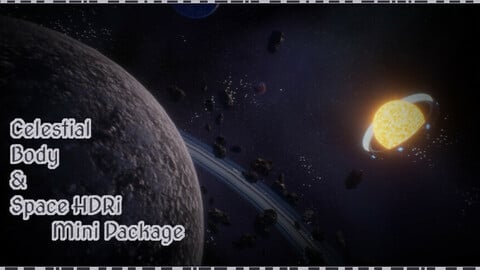 Celestial Body + Space HDRi Mini Package