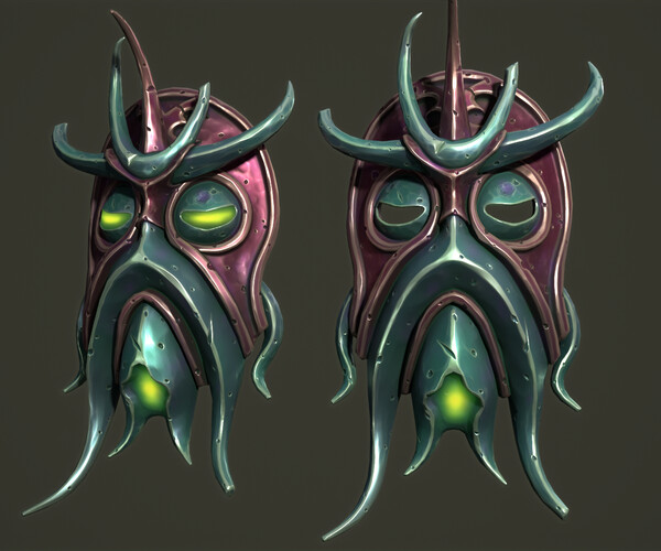 ArtStation - Fantasy masks 2 collection | Game Assets