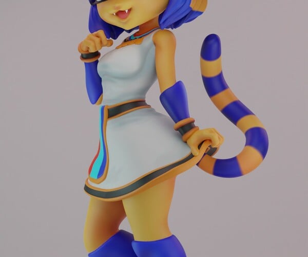 ArtStation - Mesugaki Ankha 3d Print | Resources