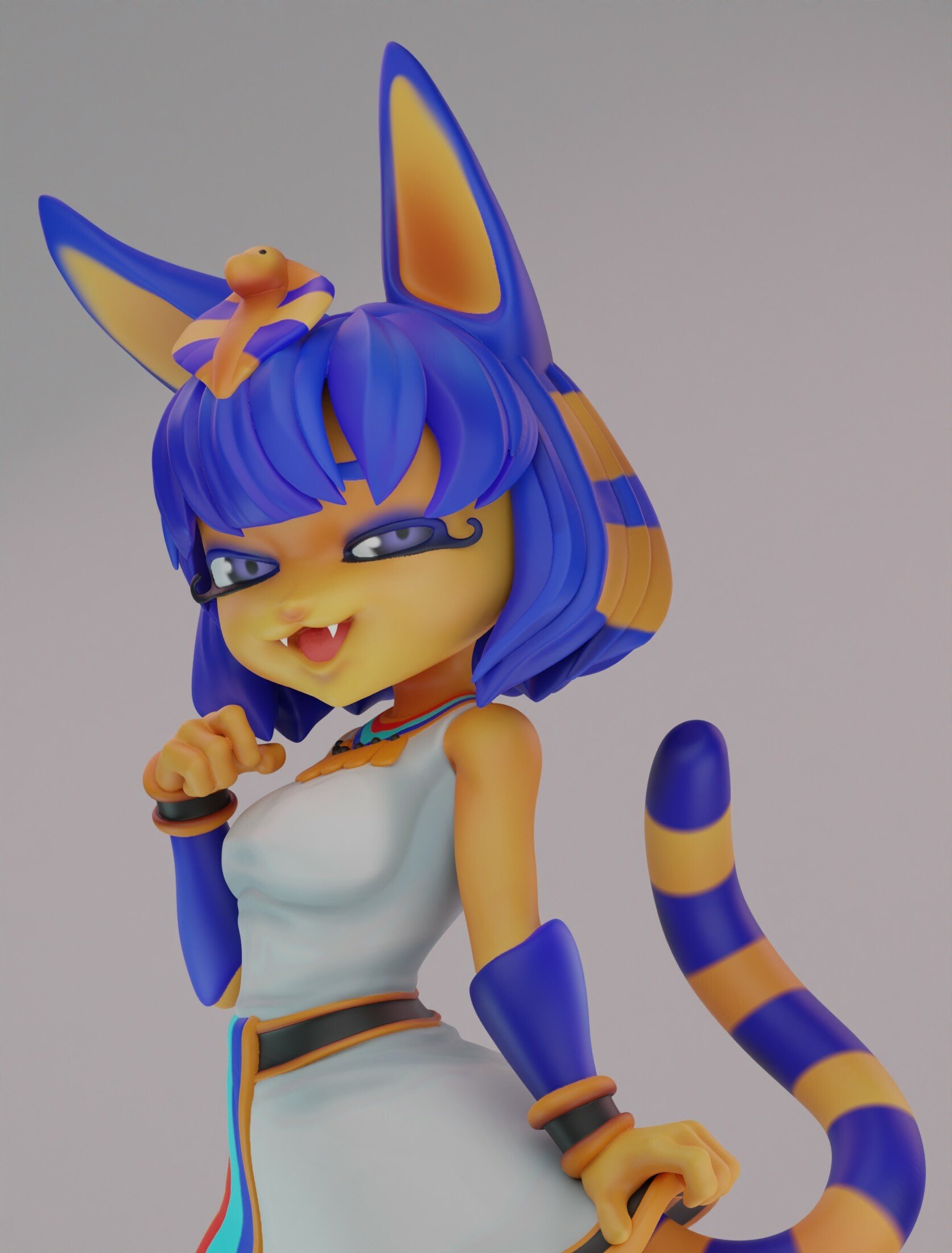 ArtStation - Mesugaki Ankha 3d Print | Resources