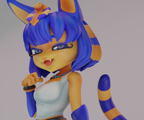 ArtStation - Mesugaki Ankha 3d Print | Resources