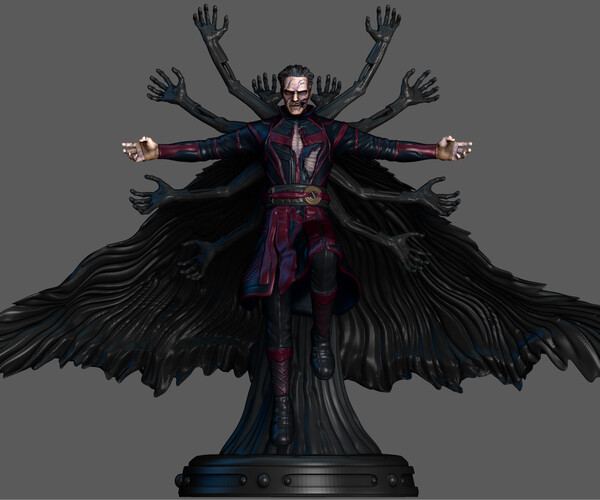 ArtStation - DOCTOR STRANGE ZOMBIE MULTIVERSE OF MADNESS MARVEL MCU 3D ...