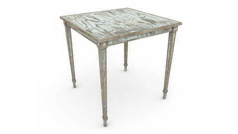 old wooden table model