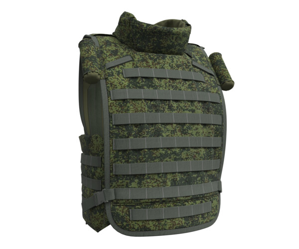 ArtStation - Russian Army Bulletproof Vest 6b45 