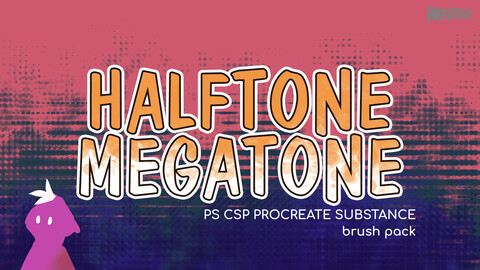 Halftone Megatone [Unique Brush Series]