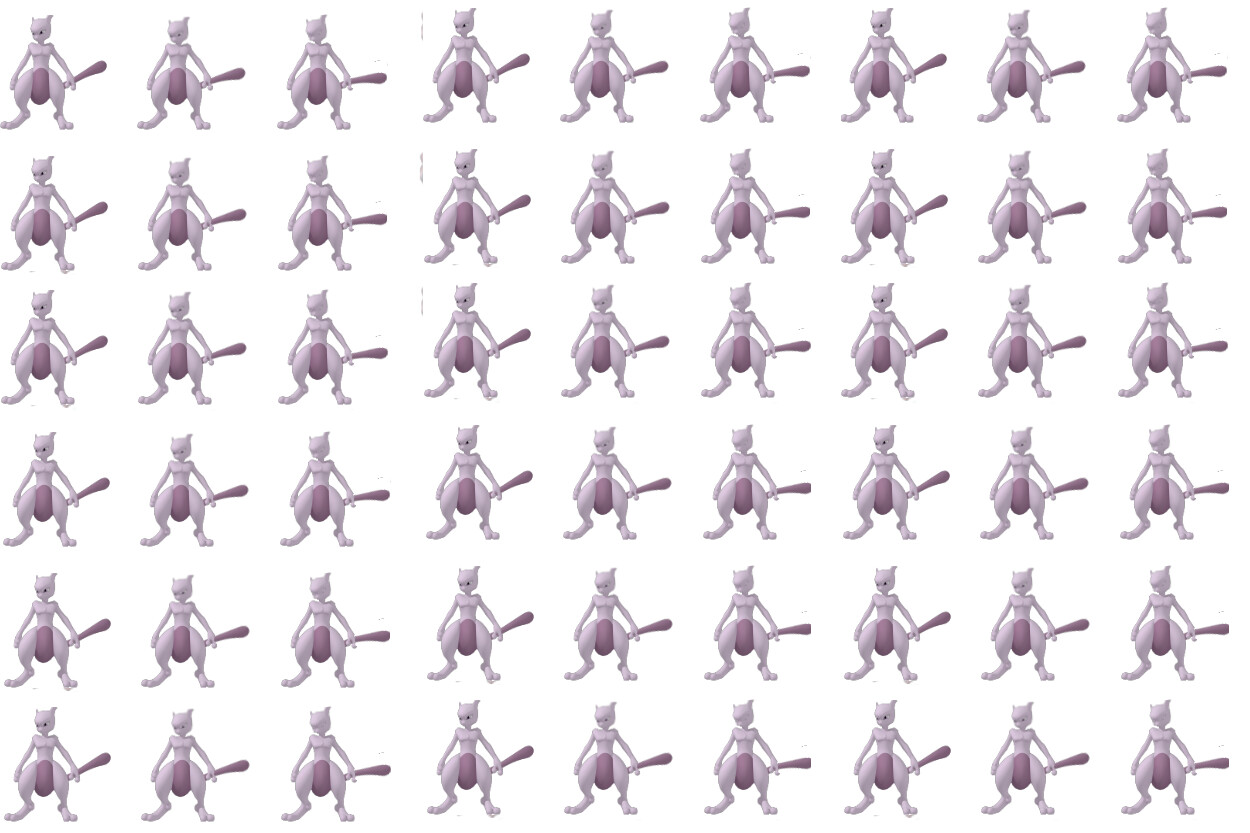 Mewtwo sprites gallery