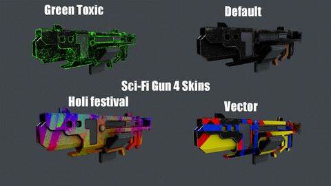 Sci-Fi Gun (4 Skins)