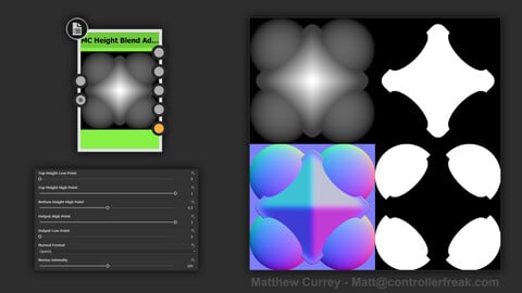 MC Height Blend Advanced - Substance Designer Node
