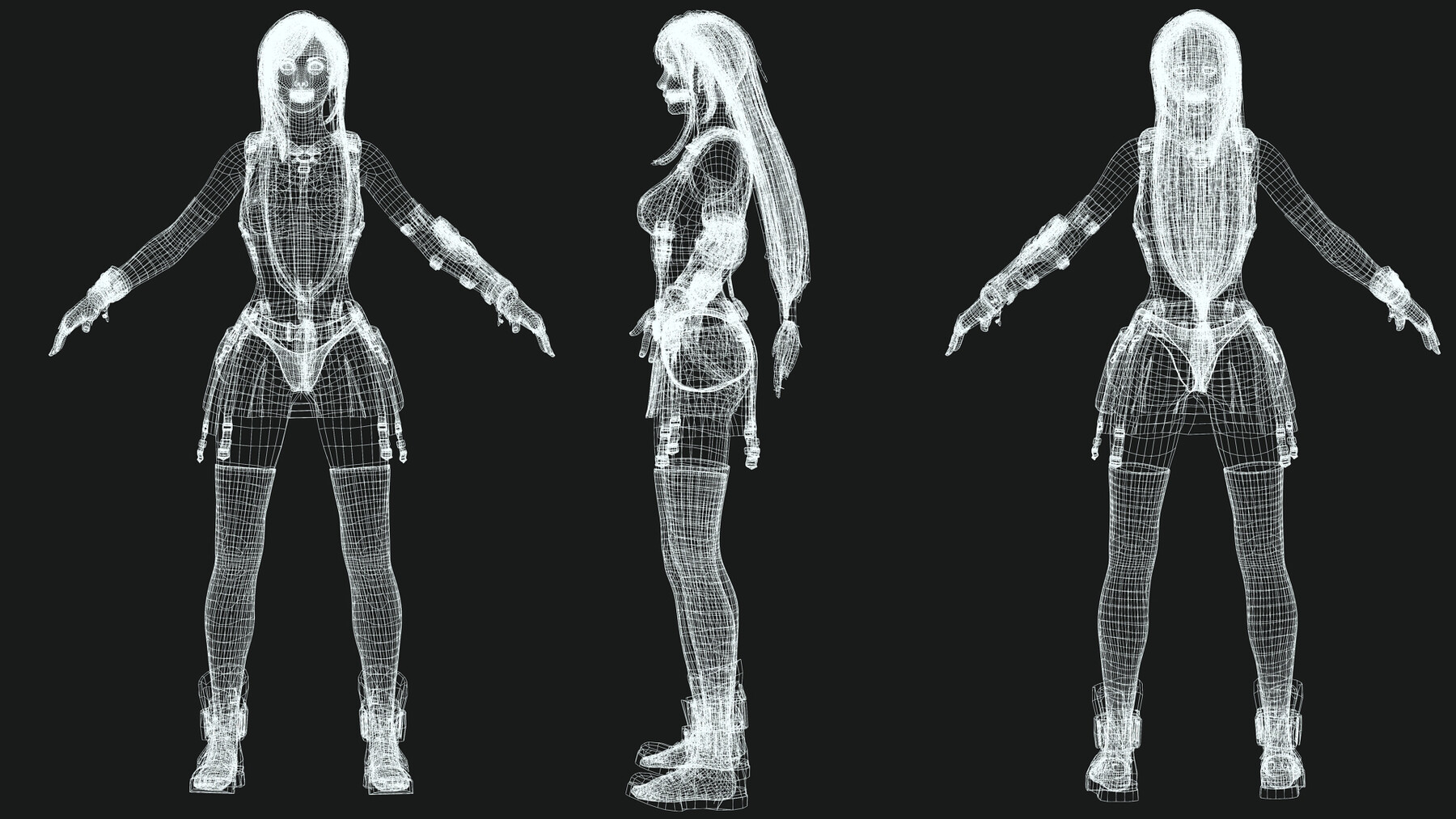 ArtStation - Tifa Lockhart Game Ready | Game Assets