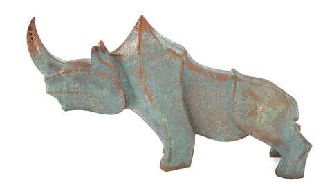 Rhino figurine