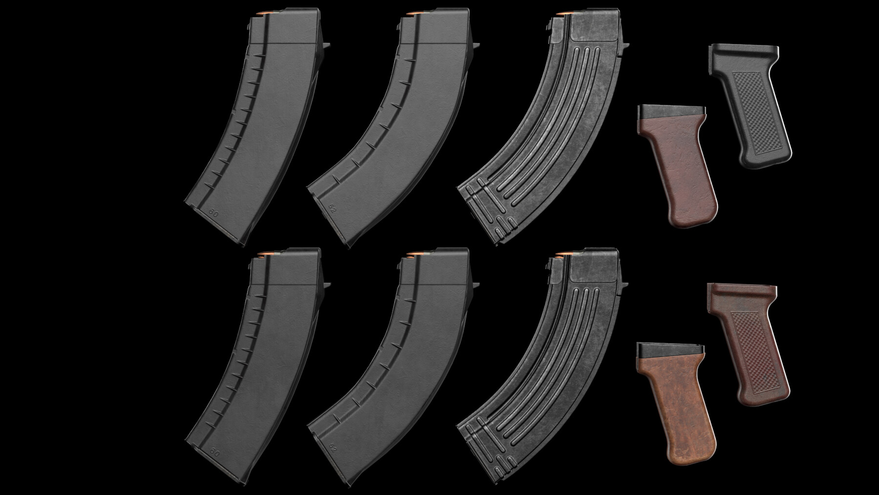 ArtStation - AK Magazines Metal Bakelite Polymer Kalashnikov Assault