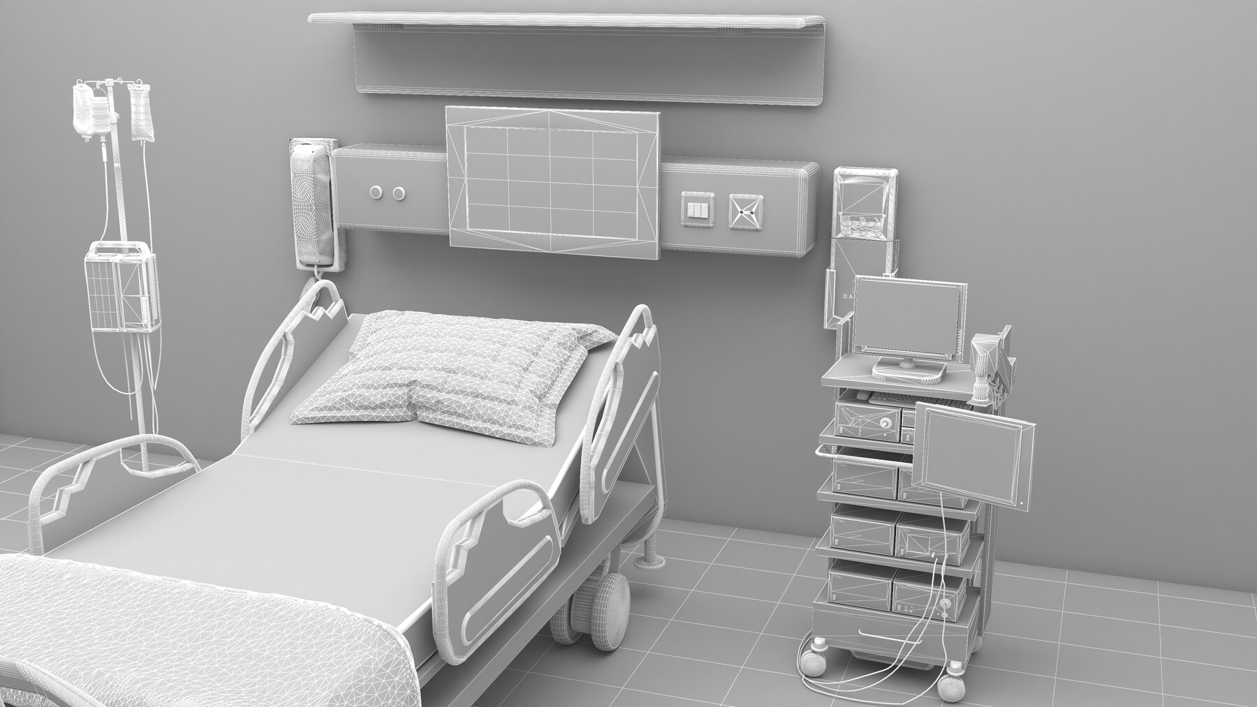 ArtStation - Intensive Care Unit 5 - 4K | Resources