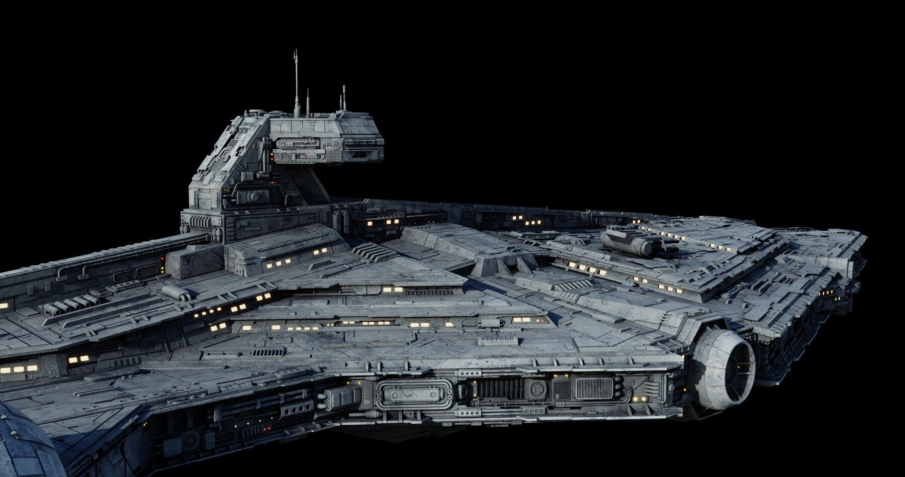 ArtStation - Imperial Light Cruiser - Star Wars | Resources