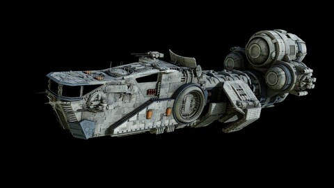 Corellian Acklay-type light freighter - Star Wars