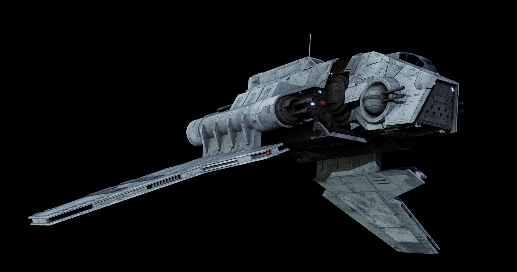 Digital Shipyard Nu Class Attack Shuttle Star Wars