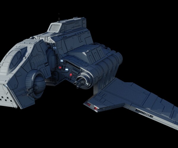 ArtStation - Nu-class attack shuttle - Star Wars | Resources