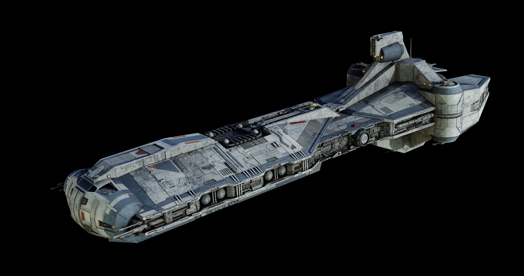 ArtStation - Rebel Command Ship «Blue Chief» and «Phoenix Home» - Star ...