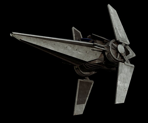 Artstation - V-wing Starfighter - Star Wars 