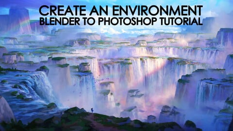 Create an Environment - A Blender to Photoshop Tutorial