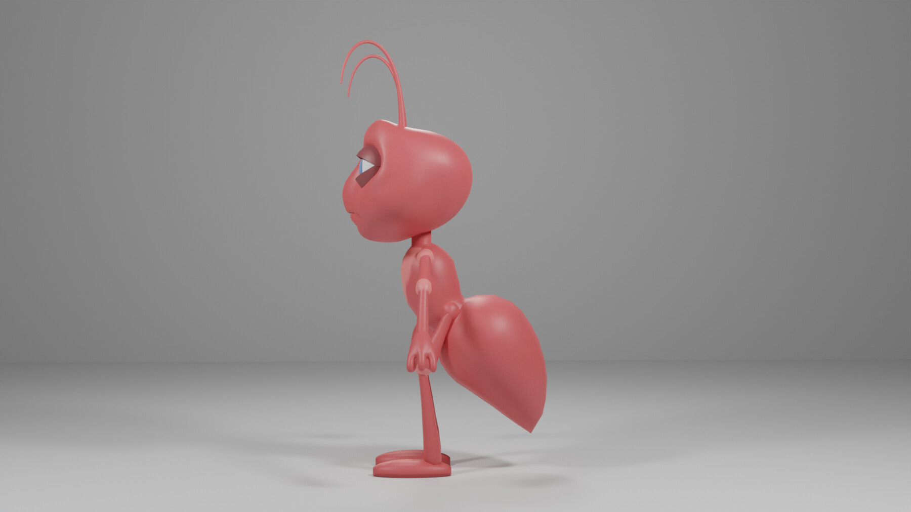 ArtStation - Cute Ant Red Blue Green Fully Rigged Stylized | Game Assets