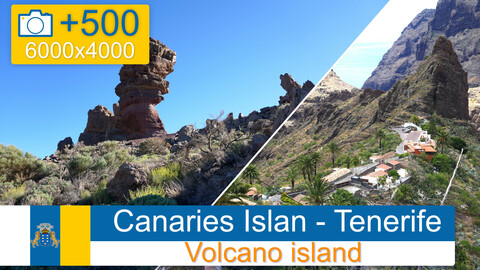 Volcano island Tenerife Photo reference pack [500+ pictures]
